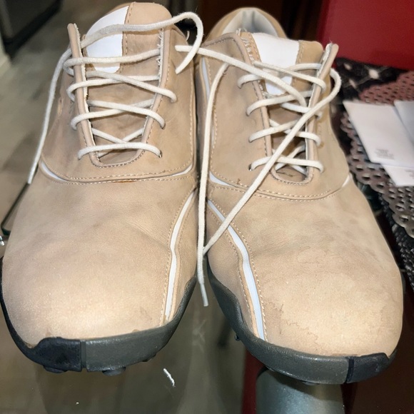 Women's FootJoy LoPro Tan sz9M Golf Shoes Footjoy new soft spikes included - Picture 1 of 8